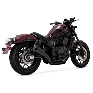Honda Rebel 1100 Performance Exhaust - Vance and Hines - Slip-On - Matte Black - `21-`22
